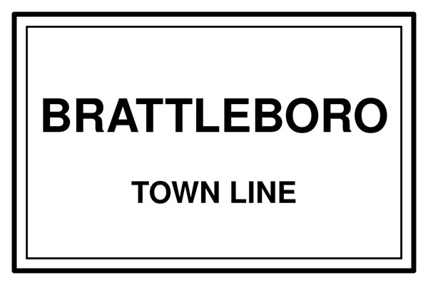 Brattleboro Cork Coaster artwork detail