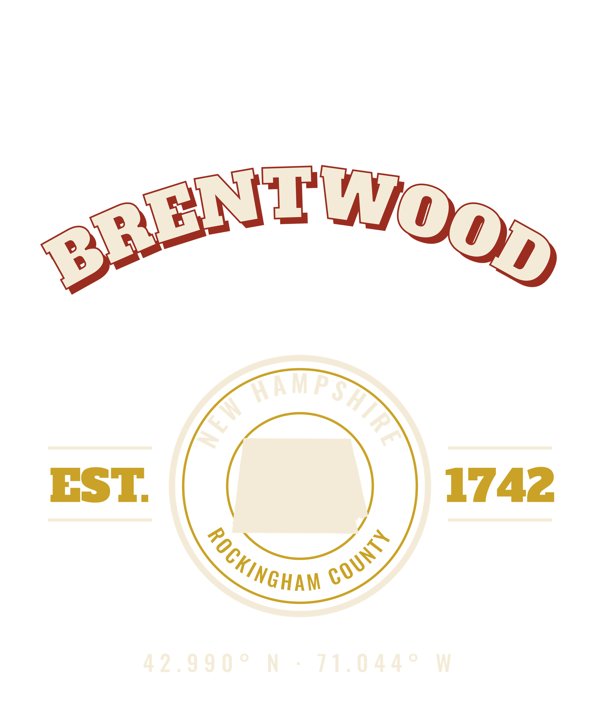 Brentwood Est. Tee artwork detail