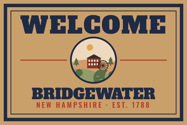Bridgewater Welcome Doormat artwork detail