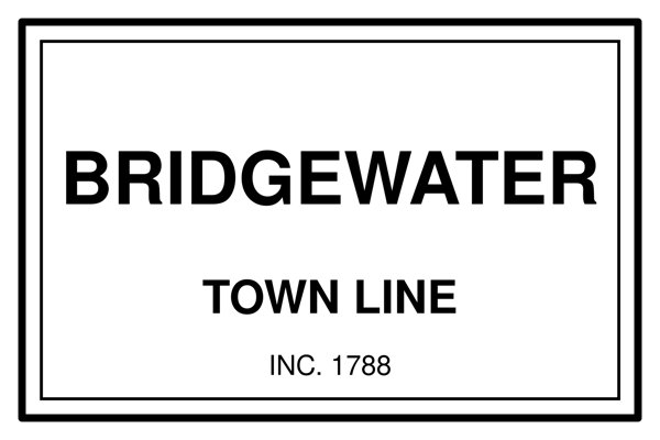 Bridgewater Town Line Mug artwork detail