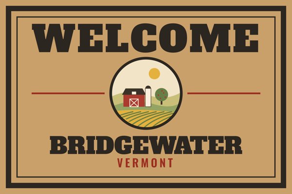 Bridgewater Welcome Doormat artwork detail
