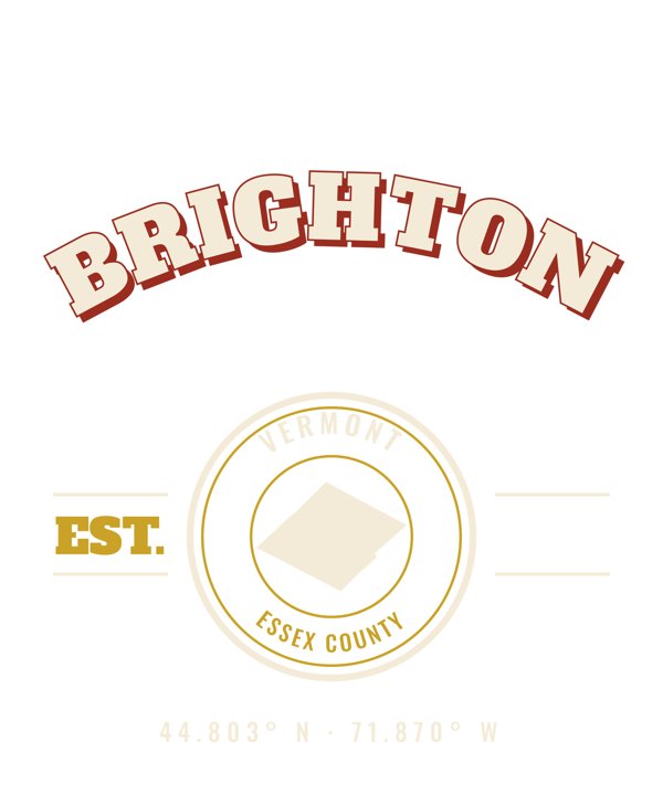 Brighton Est. Tee artwork detail
