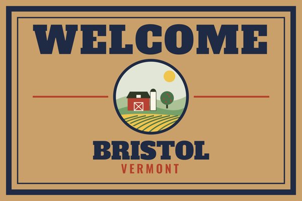 Bristol Welcome Doormat artwork detail