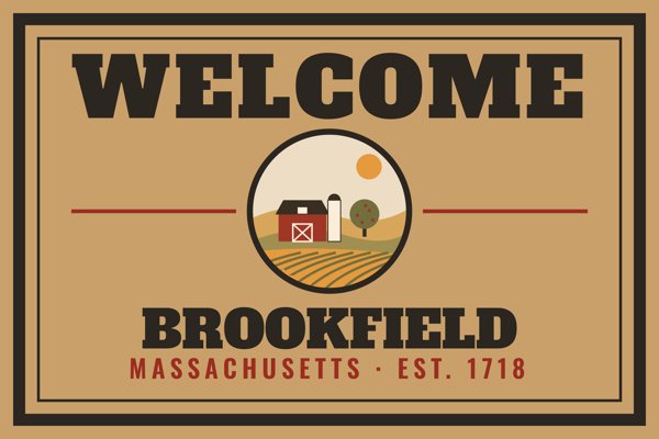 Brookfield Welcome Doormat artwork detail