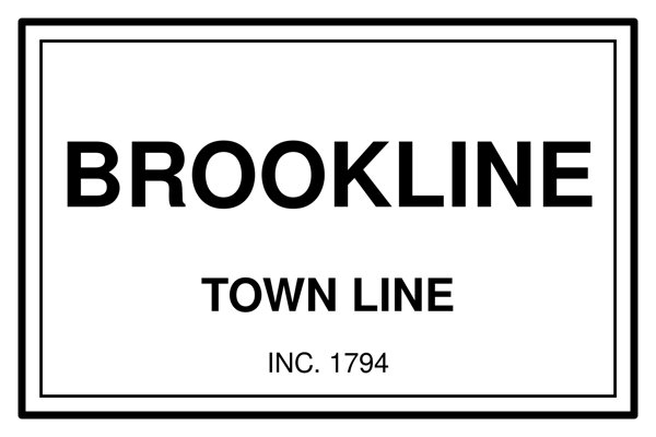 Brookline Cork Coaster artwork detail