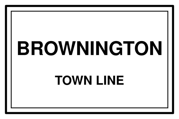 Brownington Cork Coaster artwork detail
