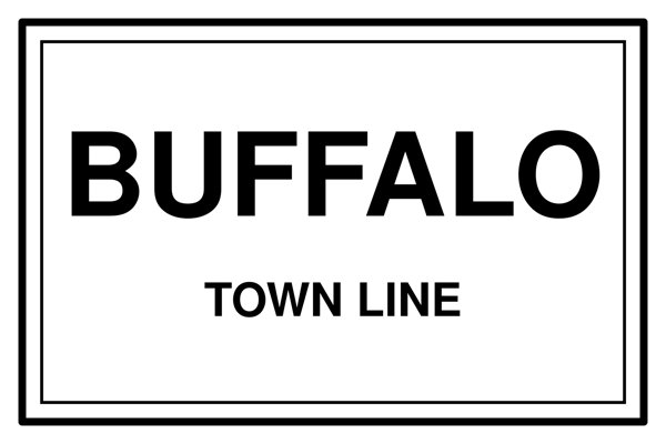 Buffalo Cork Coaster artwork detail