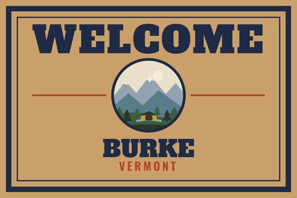 Burke Welcome Doormat artwork detail