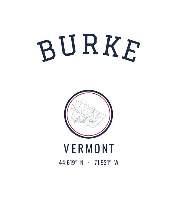 Burke Hometown Ornament artwork detail