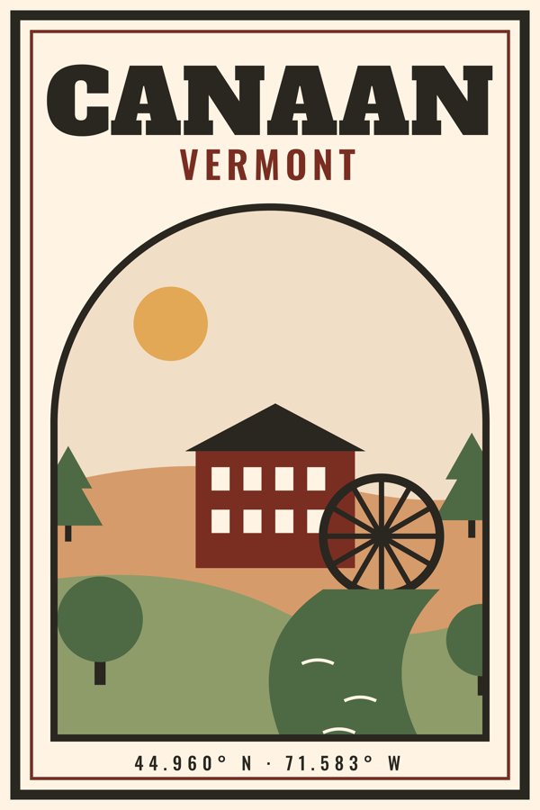 Canaan Garden Flag artwork detail