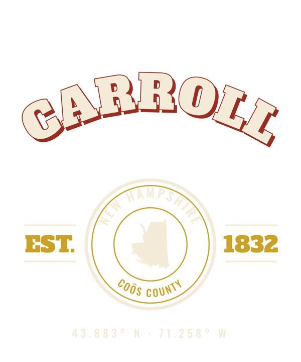Carroll Est. Tee artwork detail