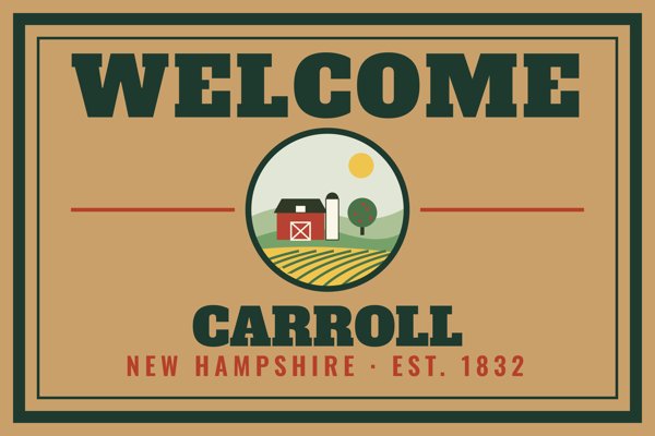 Carroll Welcome Doormat artwork detail
