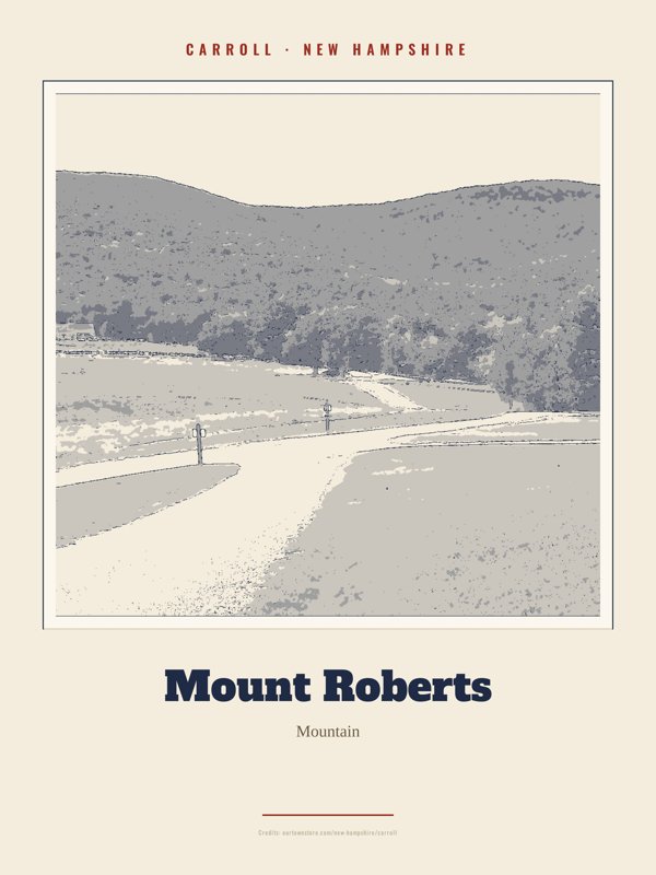 Carroll Mount Roberts Landmark Print artwork detail