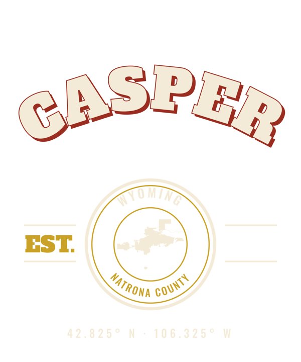 Casper Est. Tee artwork detail