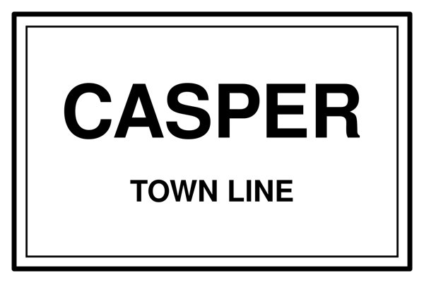 Casper Cork Coaster artwork detail
