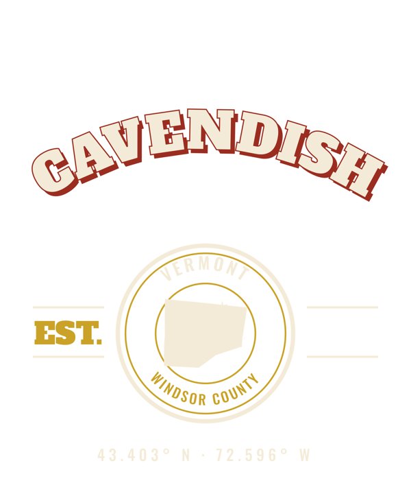 Cavendish Est. Tee artwork detail