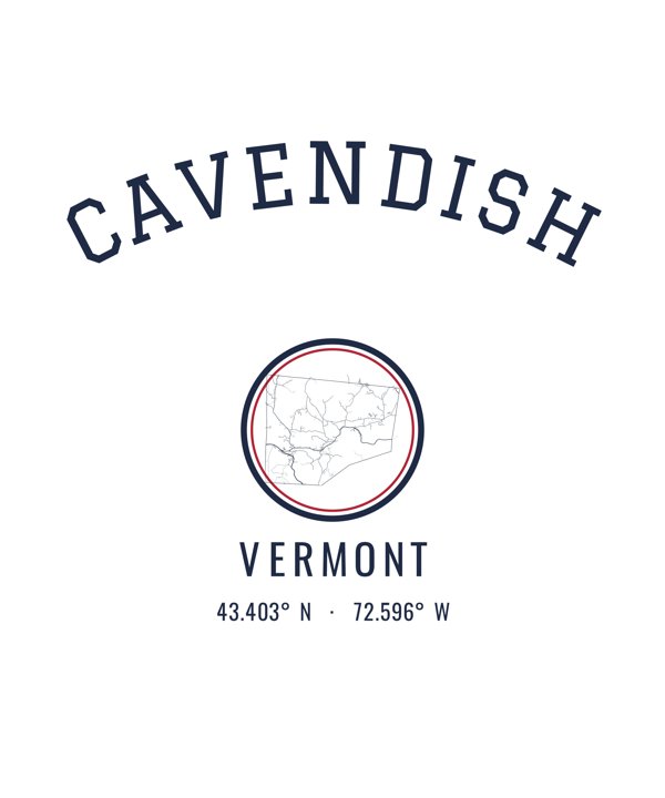 Cavendish Hometown Ornament artwork detail