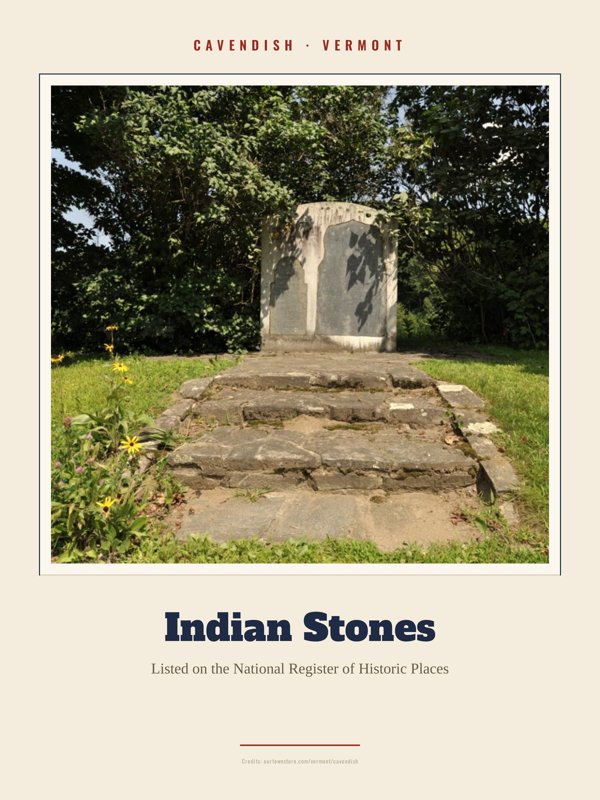 Cavendish Indian Stones Landmark Print artwork detail