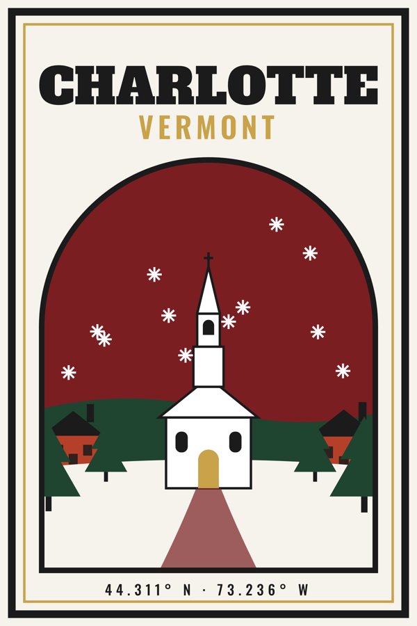 Charlotte Garden Flag artwork detail