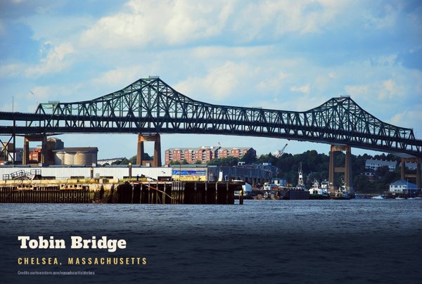 Chelsea Tobin Bridge Postcard artwork detail