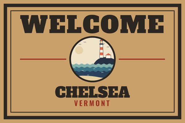 Chelsea Welcome Doormat artwork detail