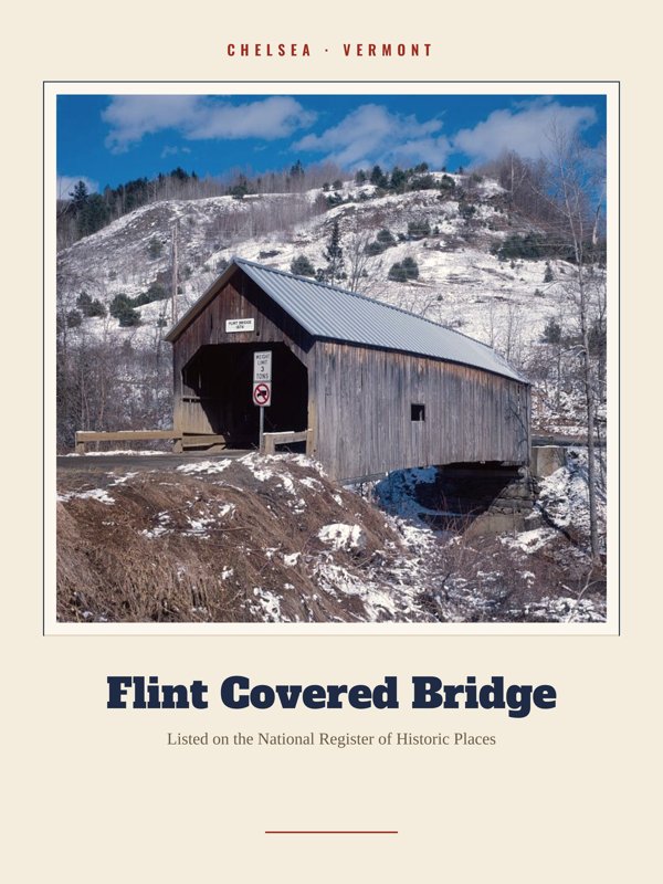 Chelsea Flint Covered Bridge Landmark Print artwork detail