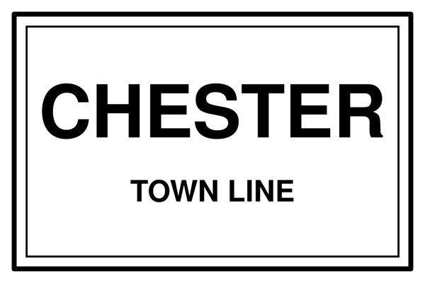 Chester Town Line Mug artwork detail