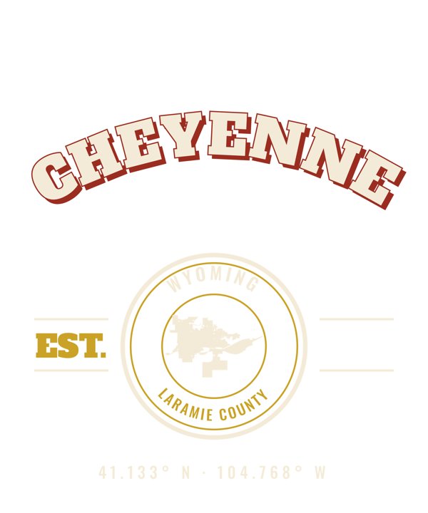 Cheyenne Varsity Crewneck artwork detail