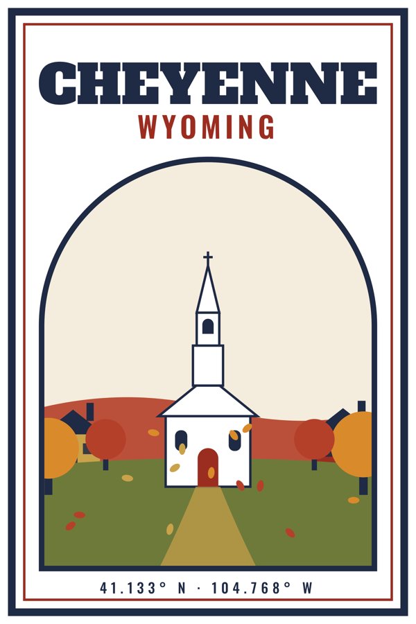 Cheyenne Garden Flag artwork detail