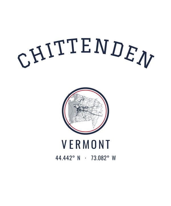 Chittenden Est. Tumbler artwork detail