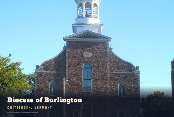 Chittenden Diocese of Burlington Postcard artwork detail