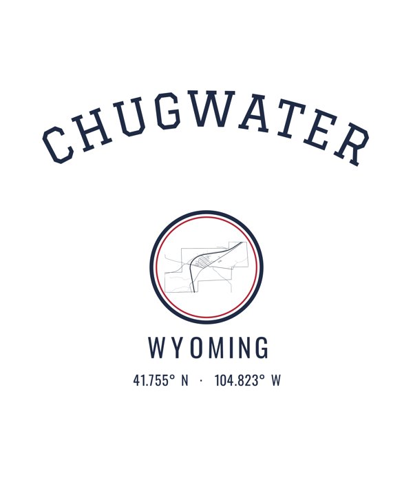 Chugwater Hometown Ornament artwork detail