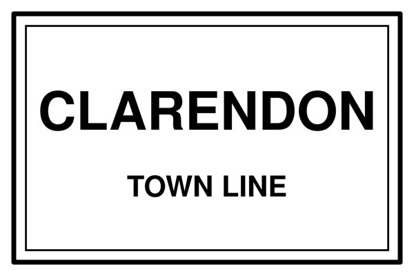 Clarendon Town Line Mug artwork detail