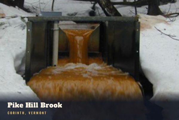 Corinth Pike Hill Brook Postcard artwork detail