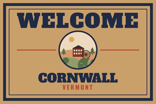 Cornwall Welcome Doormat artwork detail