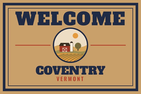 Coventry Welcome Doormat artwork detail