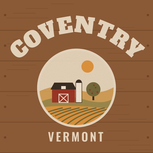 Coventry Hometown Wood Sign artwork detail