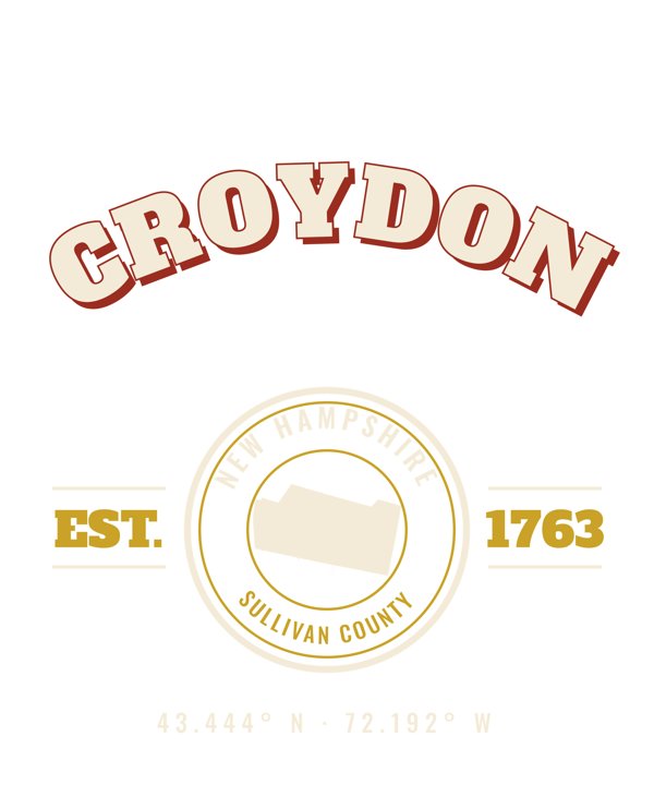 Croydon Est. Tee artwork detail