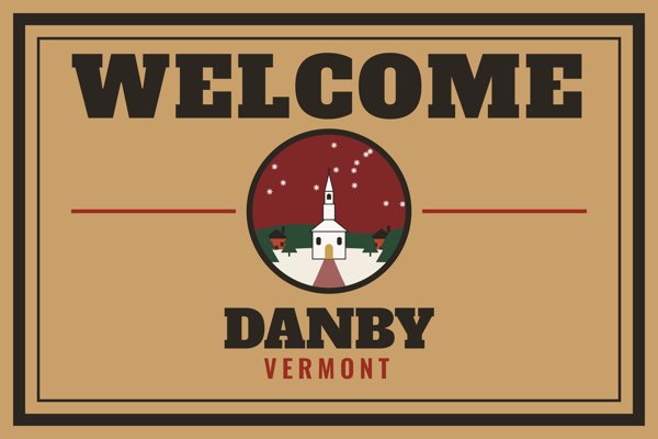 Danby Welcome Doormat artwork detail