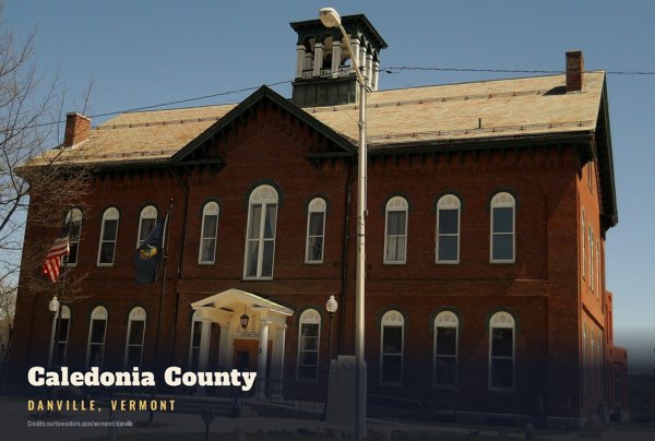 Danville Caledonia County Postcard artwork detail