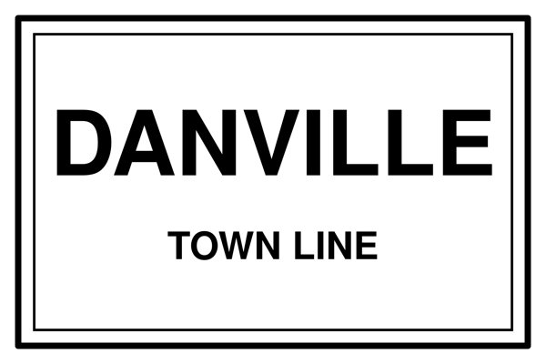 Danville Cork Coaster artwork detail