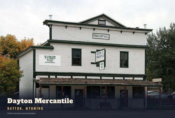 Dayton Dayton Mercantile Postcard artwork detail