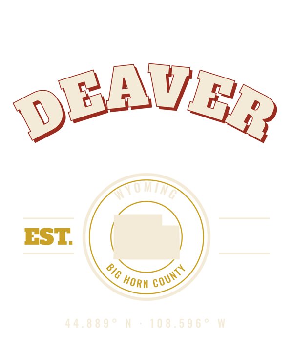 Deaver Est. Tee artwork detail