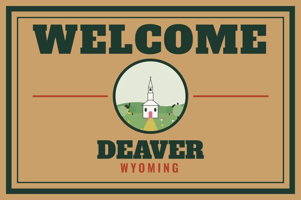 Deaver Welcome Doormat artwork detail
