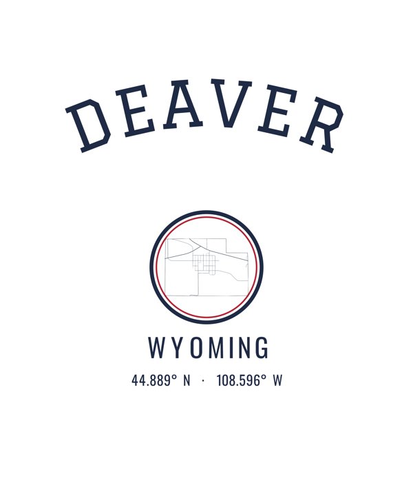 Deaver Hometown Ornament artwork detail