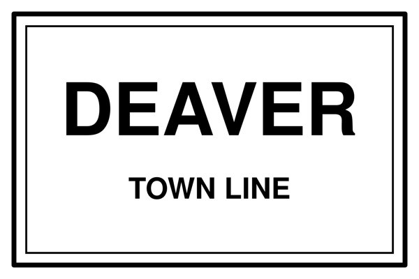Deaver Cork Coaster artwork detail