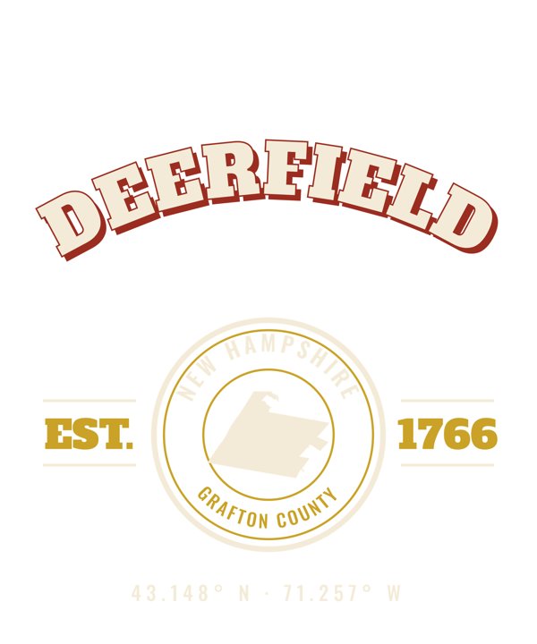 Deerfield Est. Tee artwork detail
