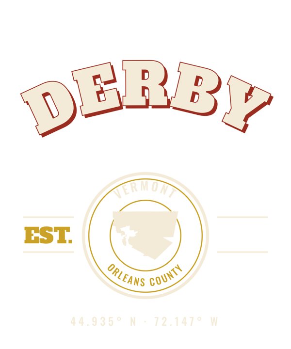 Derby Est. Tee artwork detail