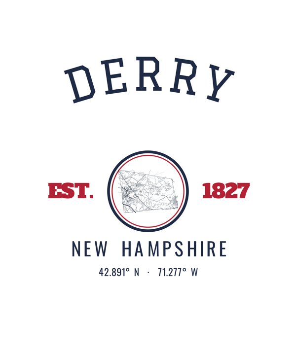 Derry Est. Tumbler artwork detail