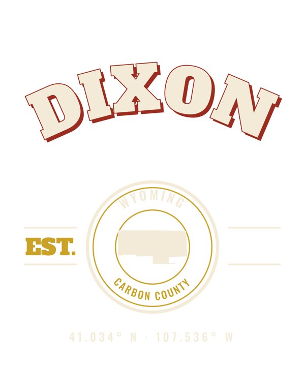 Dixon Est. Tee artwork detail